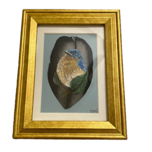 TONI Beautiful Custom Painted Feathers. Art . New.